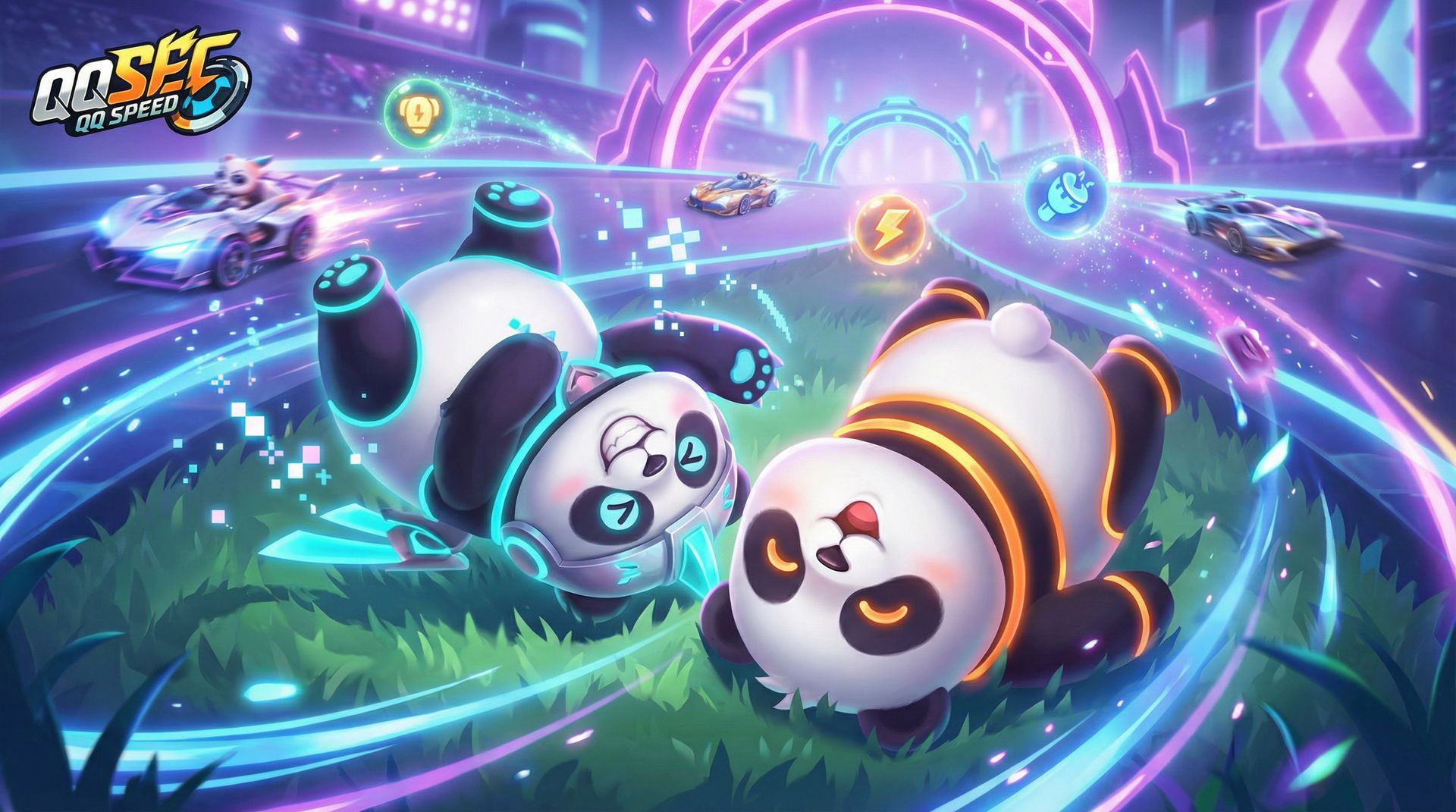 猎奇熊猫与北极熊视频